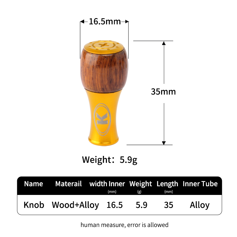 Umi 1pc Fishing Reel Wood Knob - Trolling Reel recensione e prezzo