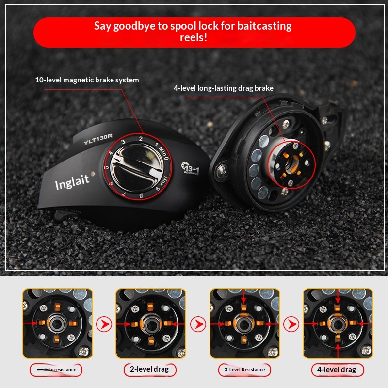 Yinglaite Baitcasting Reel Ful - Ice Fishing Reel recensione e prezzo