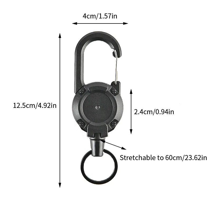 Tactical Retractable Carabiner - Conventional Reel recensione e prezzo