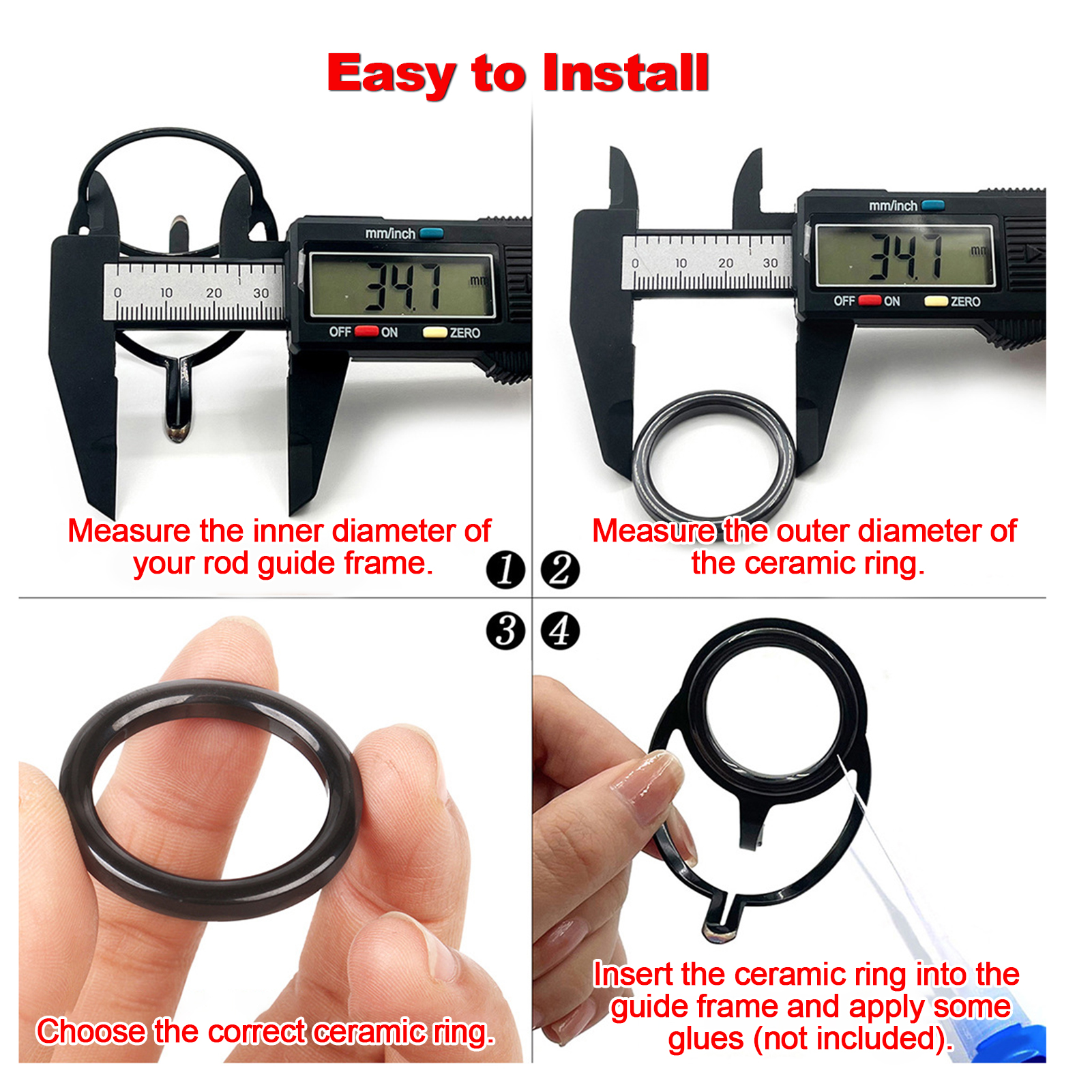 Fishing Rod Guide Repair Kit C - Reel Repair Kit recensione e prezzo