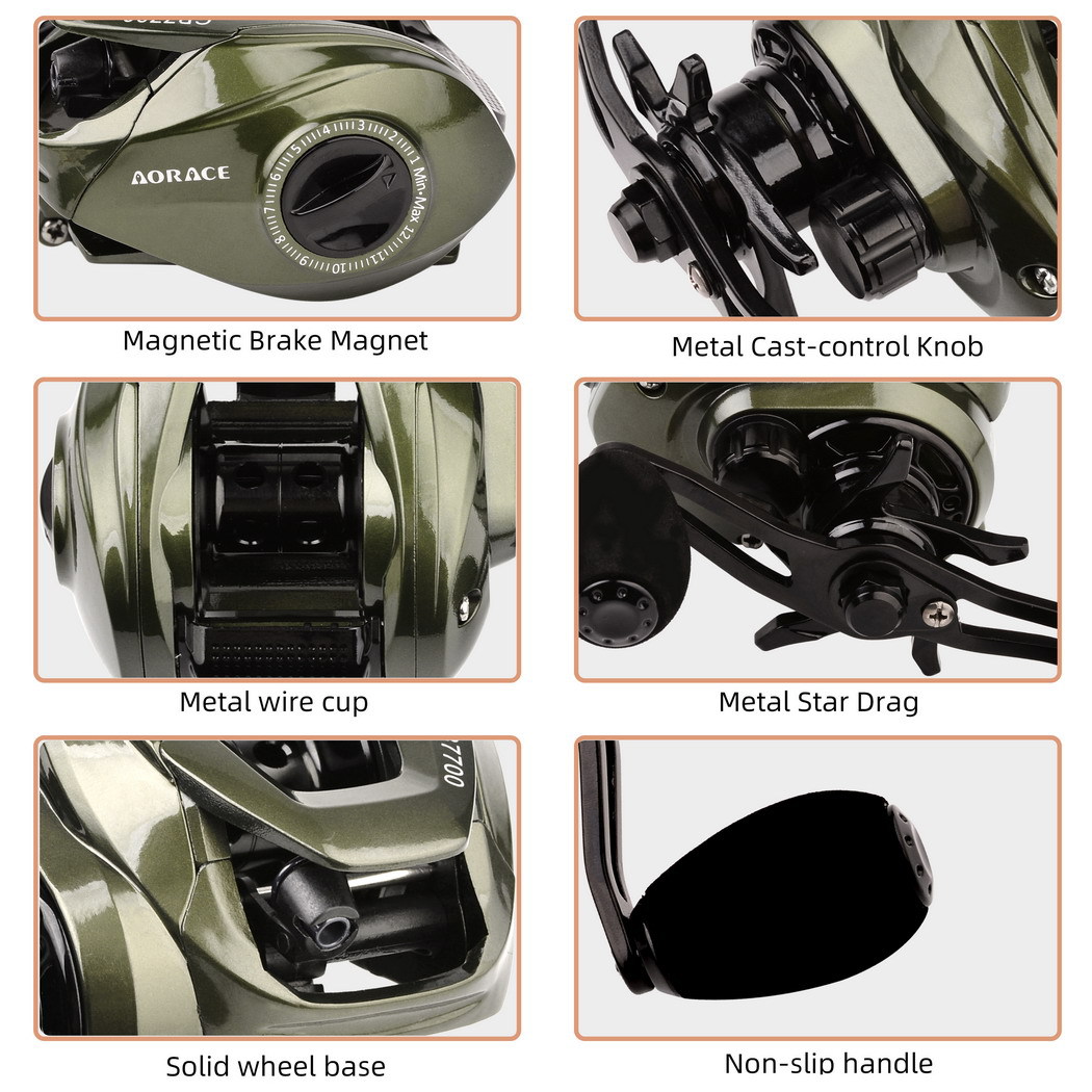Baitcasting Reel 7.2 1 High Sp - Reel Spare Spool recensione e prezzo