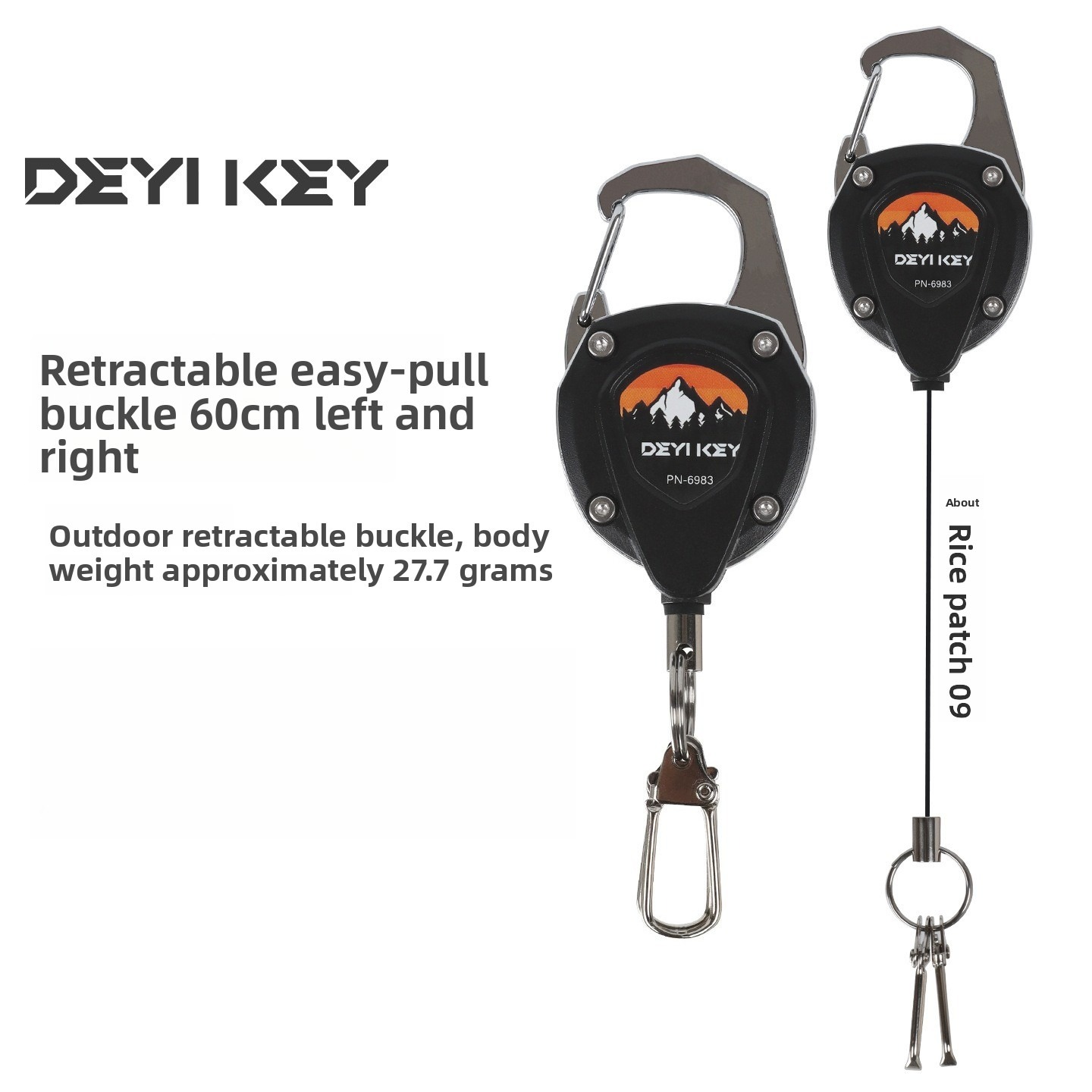 Retractable Keychain Heavy Dut - Conventional Reel recensione e prezzo