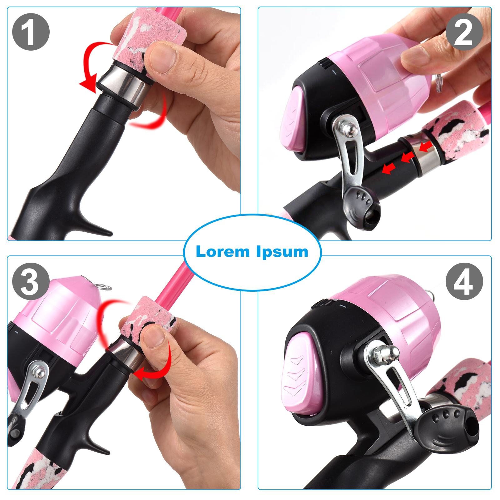 Kids Fishing Rod and Reel Comb - Spincast Reel recensione e prezzo