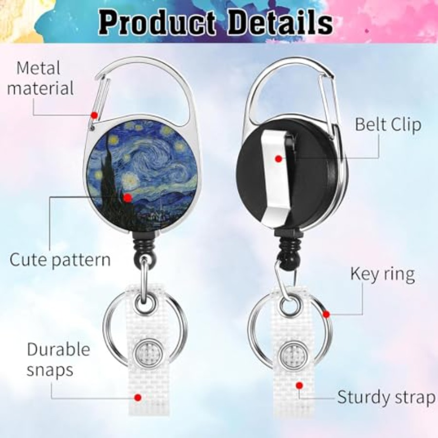 2 Pack ID Badge Holder with Re - Reel Oil recensione e prezzo