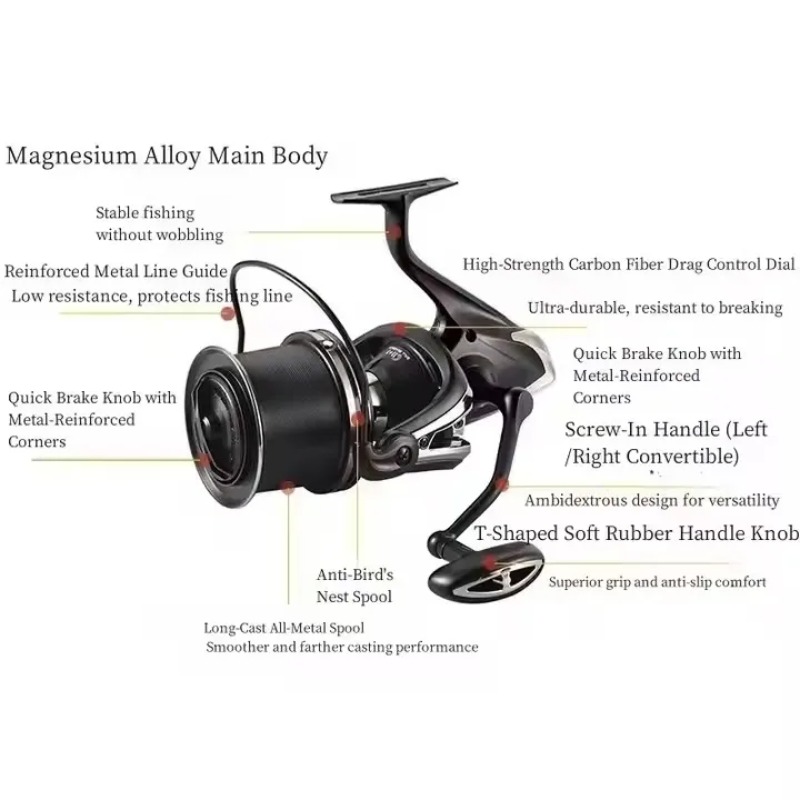 Fishing Reel Carp New  Body 12 - Reel Spare Spool recensione e prezzo