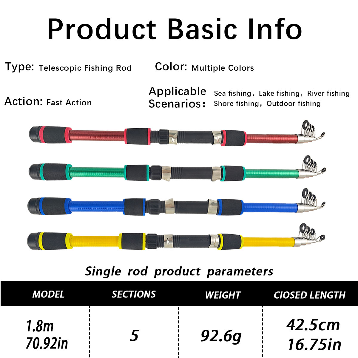 Mini Telescopic Sea Fishing Ro - Reel Bag recensione e prezzo