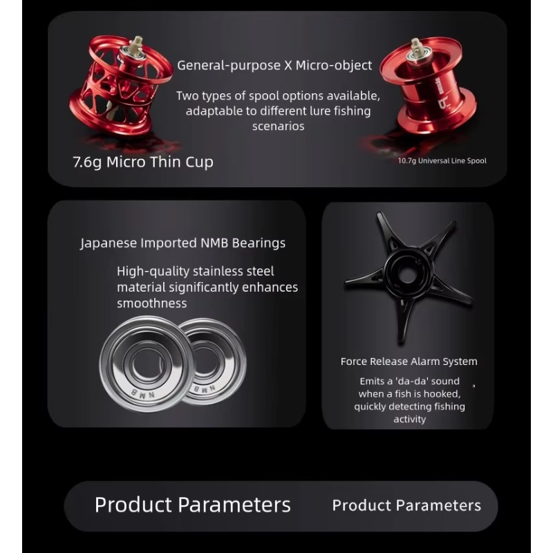 P1 Casting Reel, 7.3:1 Gear Ra - Reel Handle recensione e prezzo