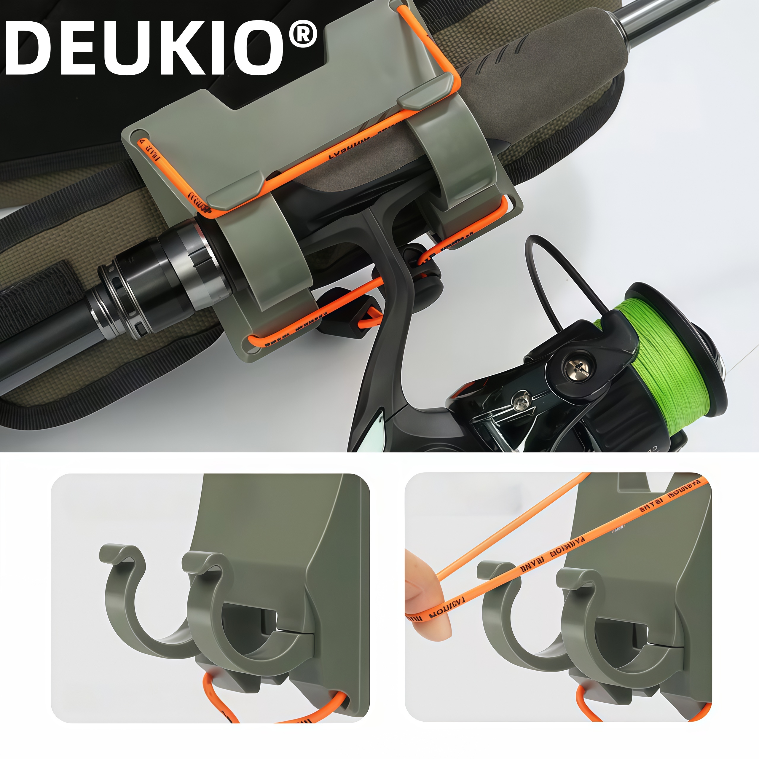 DEUKIO Outdoor Belt Clip Rod H - Fly Reel recensione e prezzo