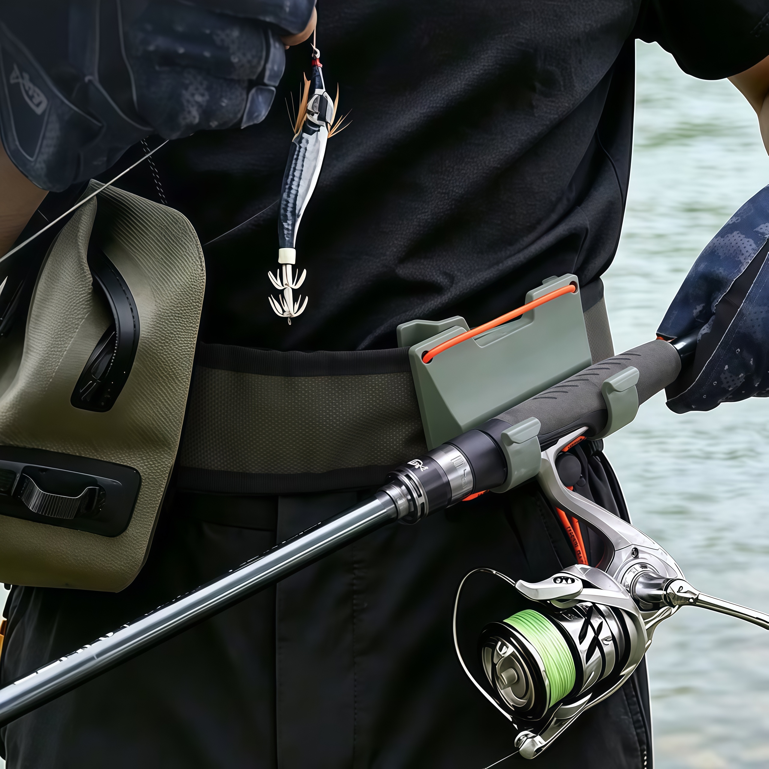 DEUKIO Outdoor Belt Clip Rod H - Fly Reel recensione e prezzo