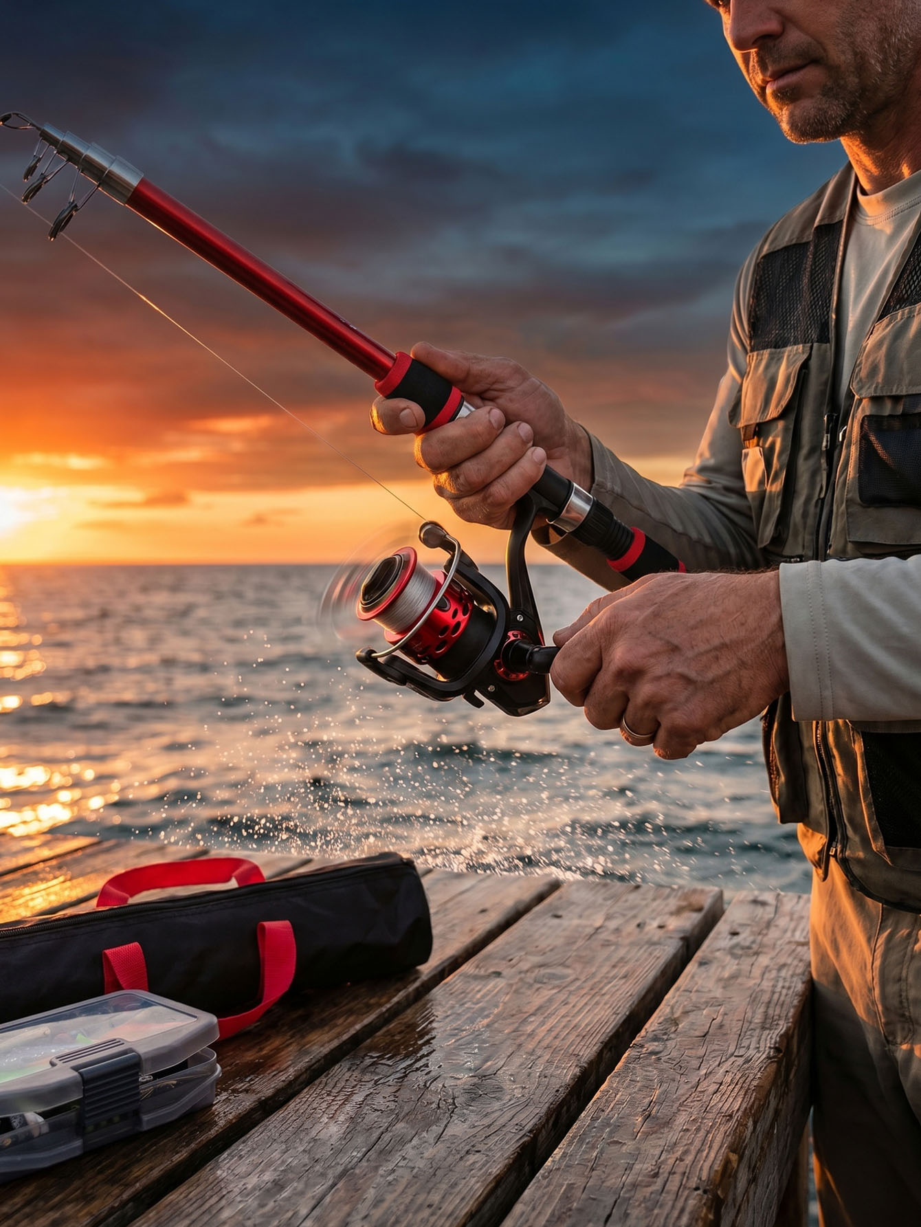 Fishing Rod Reel Combos Collap - Spincast Reel recensione e prezzo