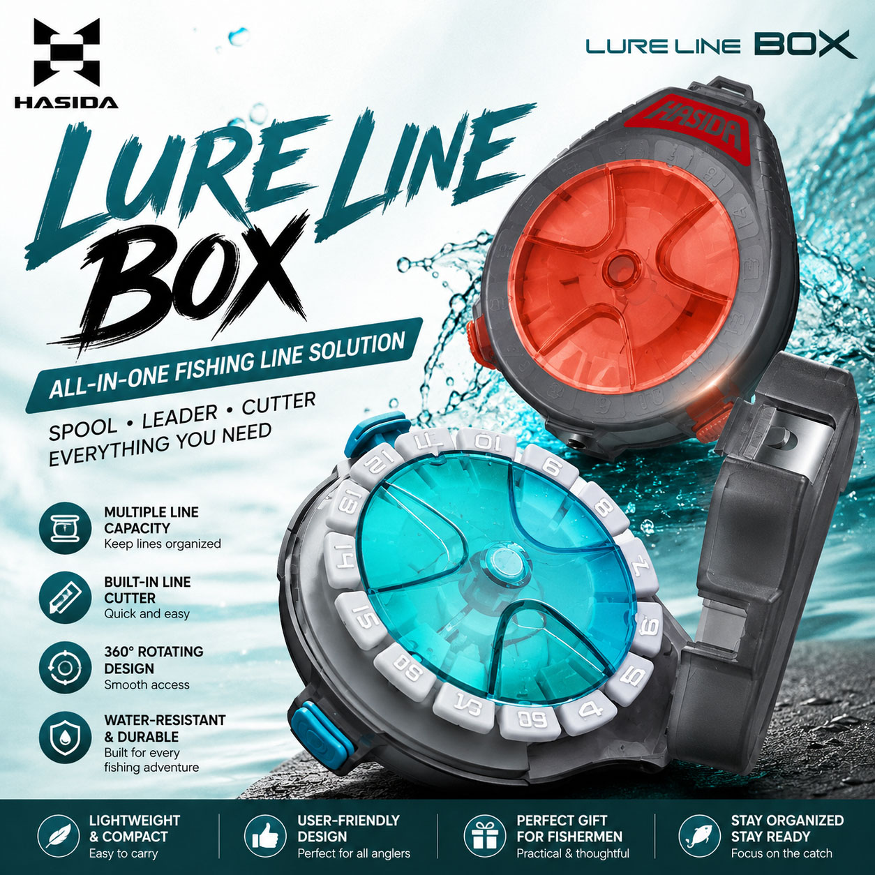 HASIDA Sub Line Box Fishing Ta - Spinning Reel recensione e prezzo