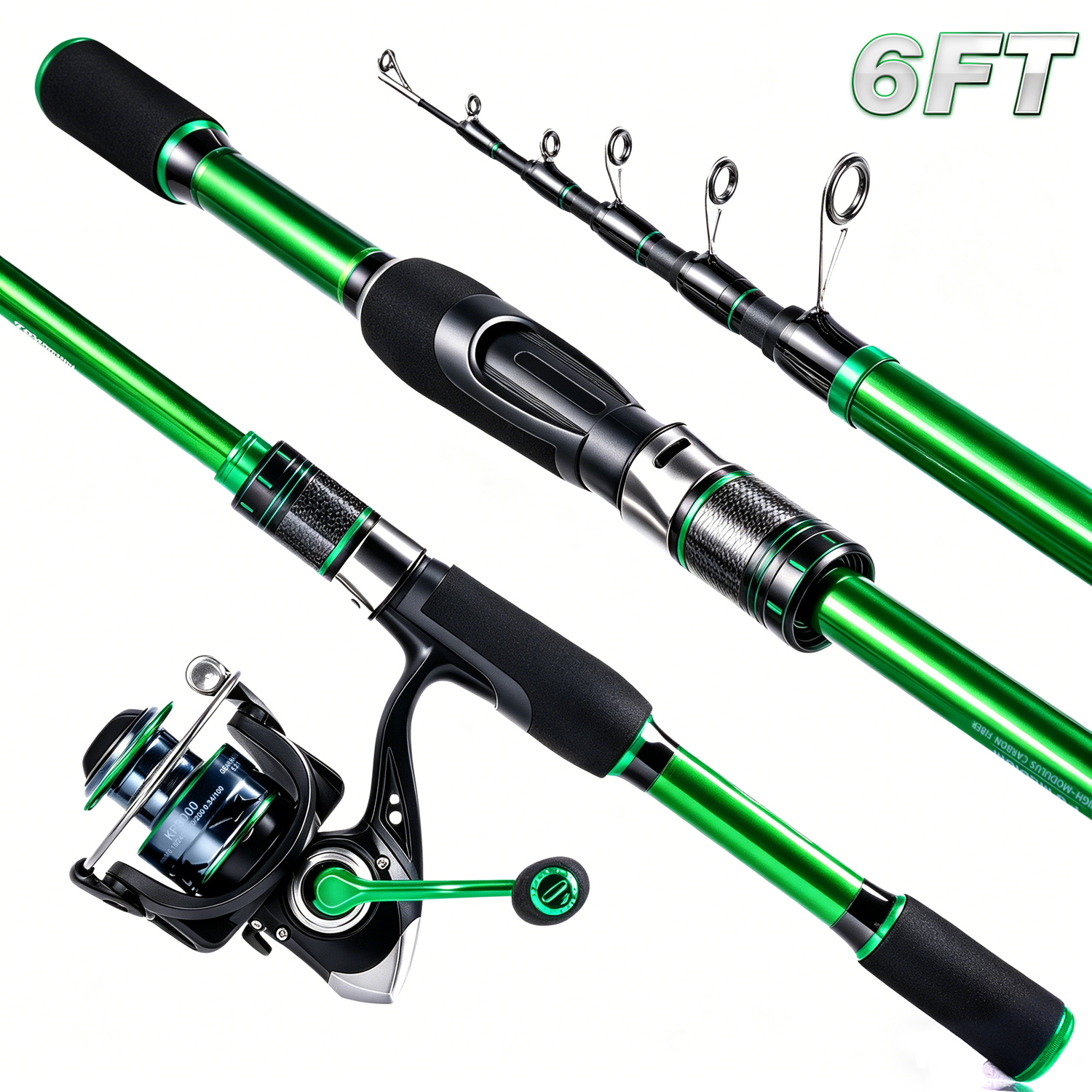 Graphite Telescopic Fishing Ro - Reel Bag recensione e prezzo