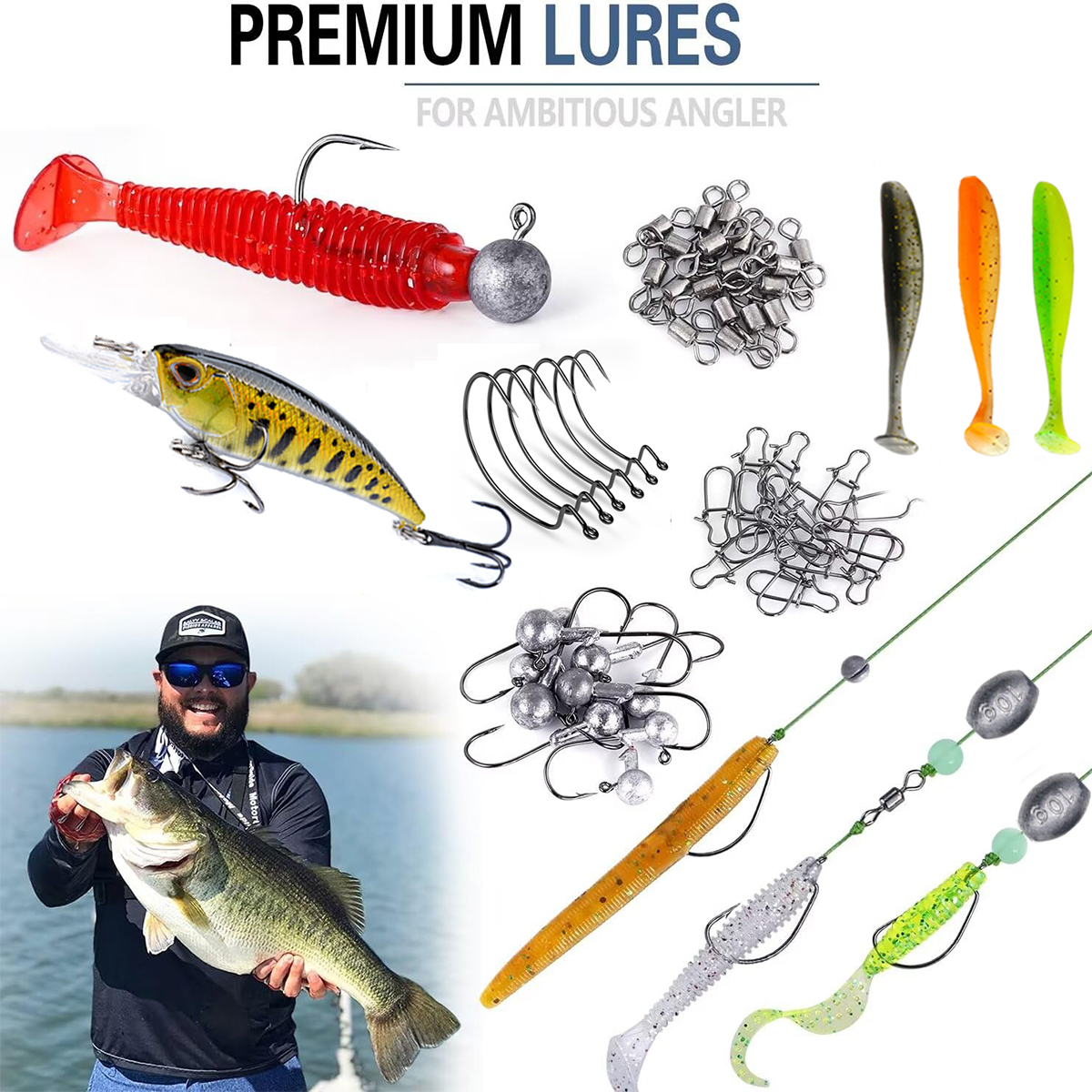 Fishing Pole Set Full Kits Wit - Spincast Reel recensione e prezzo