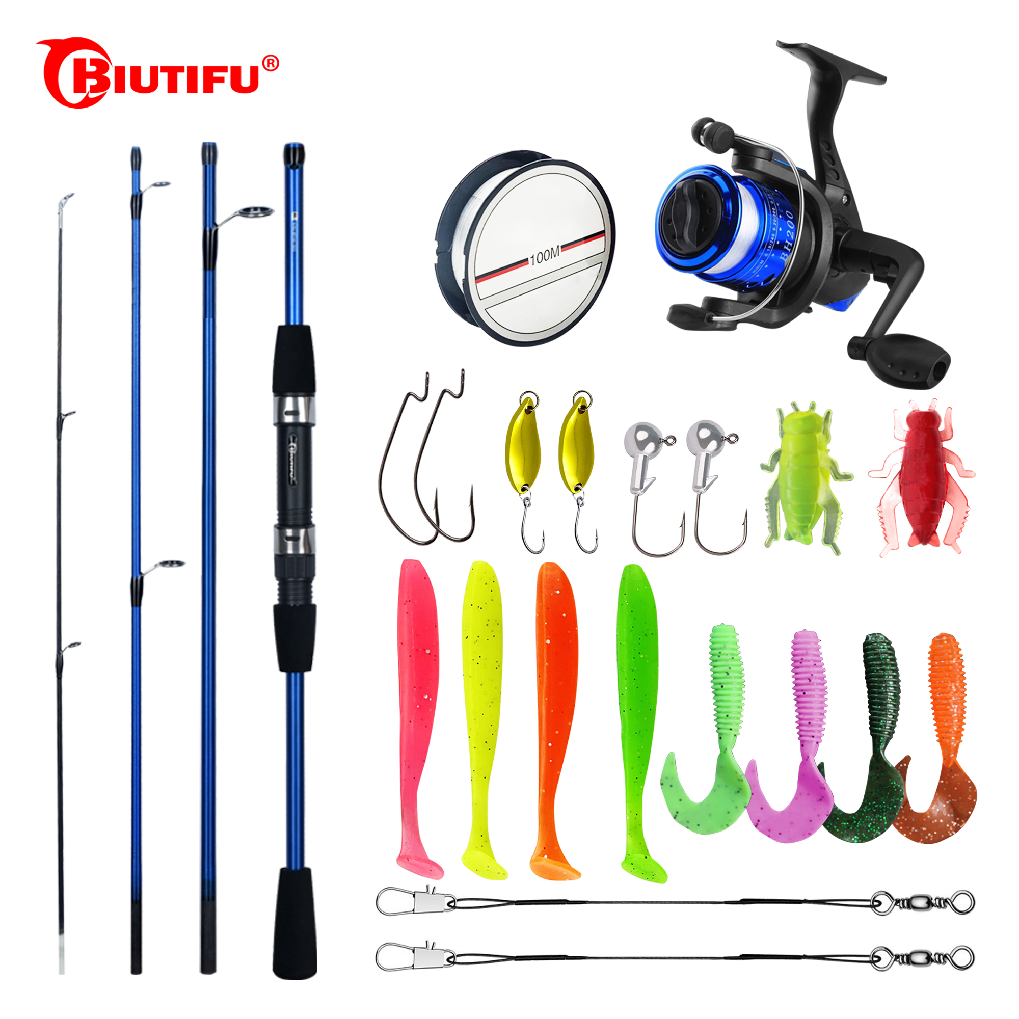 BIUTIFU Spinning Fishing Rod S - Spincast Reel recensione e prezzo